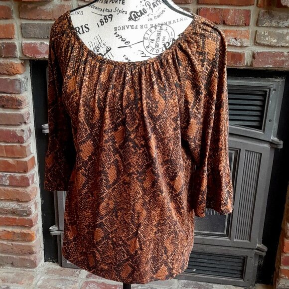 Michael Michael Kors 3/4 Sleeve Top - Picture 1 of 4